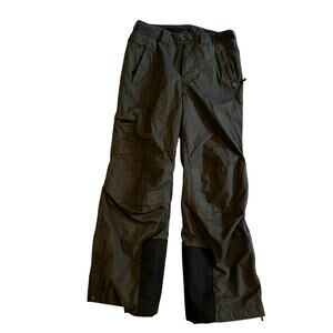 REI Girls Brown Fleece Lined Waterproof Ski Snow Pants M 10/12